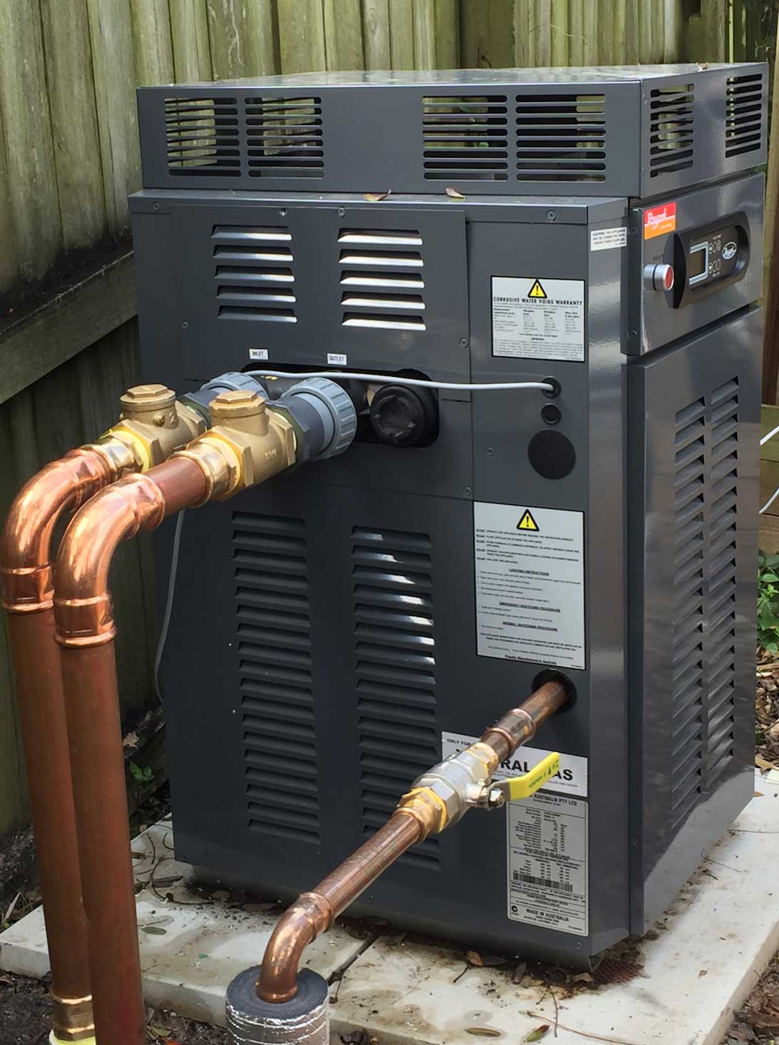 gas pool heater